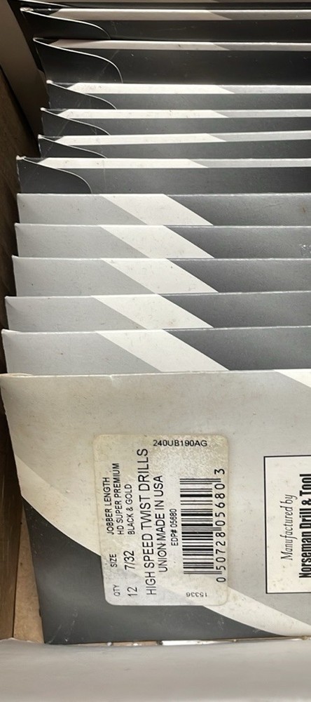 7/32 US Made Drill Bits