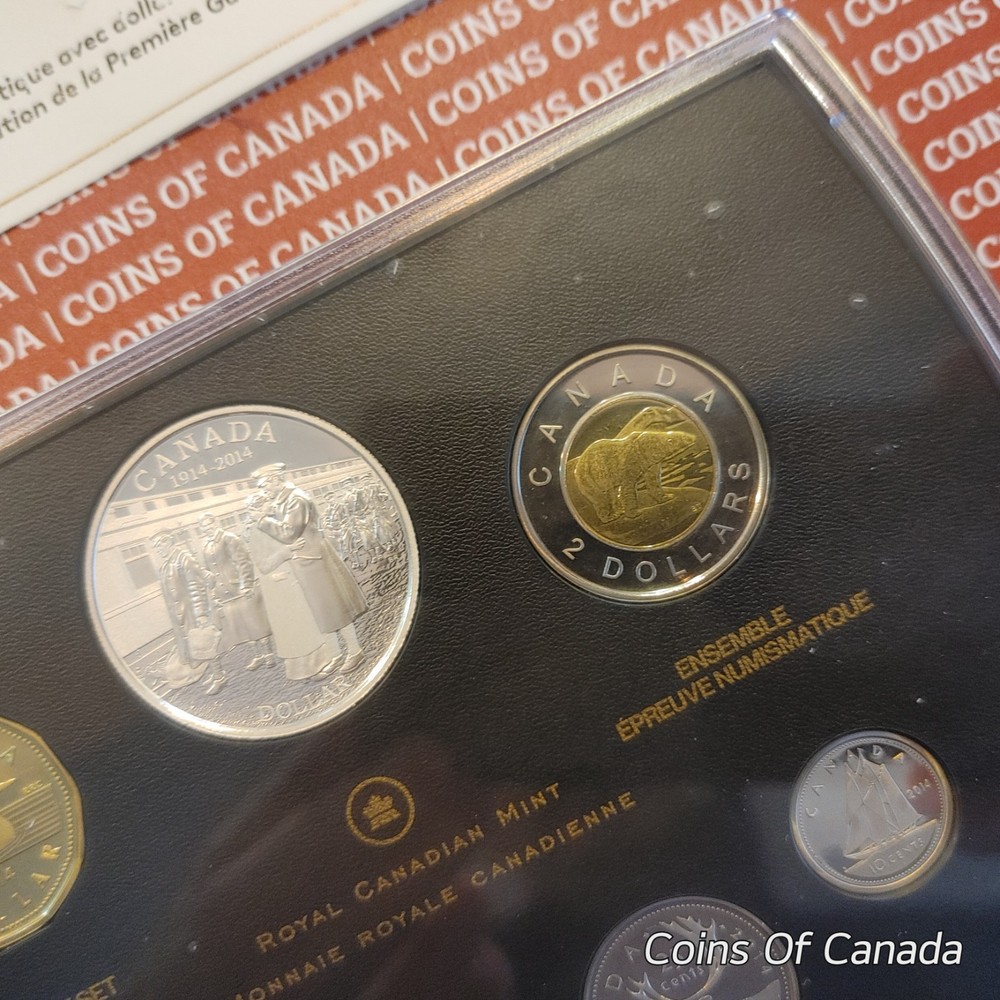 2014 Canada Special Edition Silver Dollar Proof Set -Damaged Case #coinsofcanada