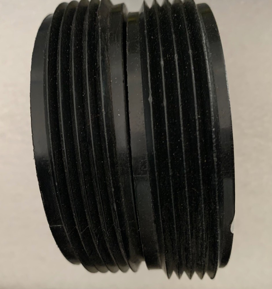 2X Sioux Chief Polypropylene Countersunk Slotted Cleanout Flush Plug 3 in.