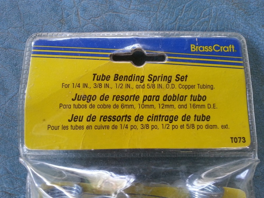 Brass Craft Tube Bending Spring Set T073