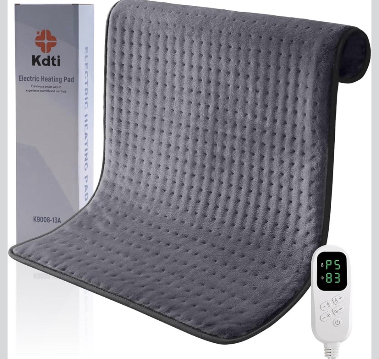 Extra Large Heating Pad for Back Pain Relief, 32"x24 King Size Electric Heat Pad