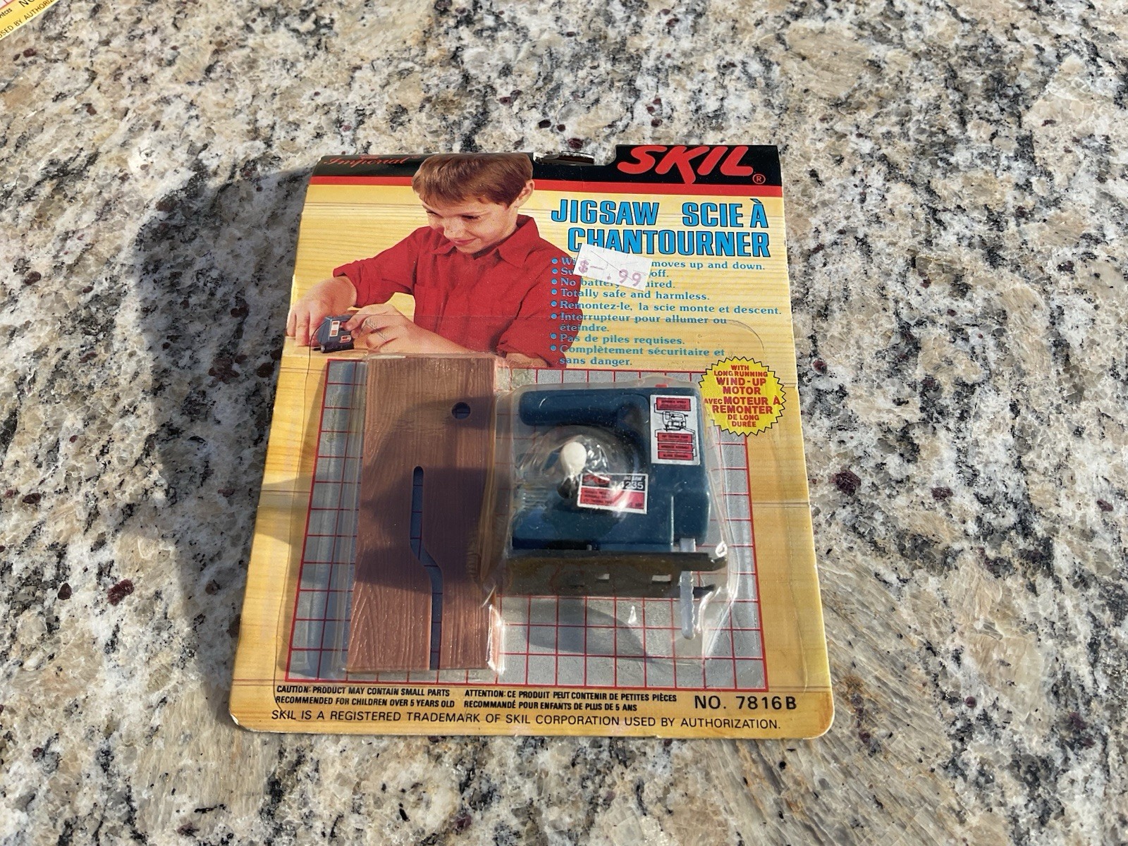 1988 Vintage Wind Up Skil Imperial Mini Power Tools Complete Set Lot Of 4