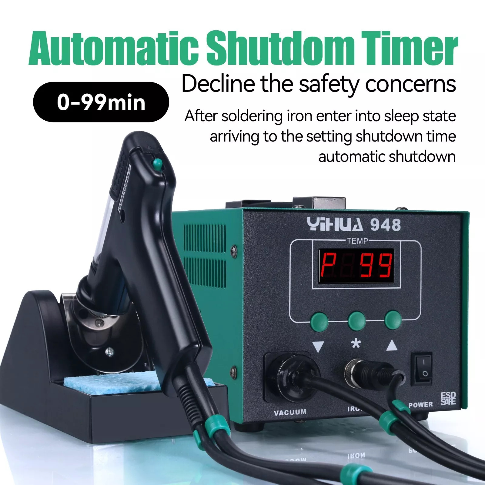 YIHUA 90W 948 Desoldering Rework Station Desoldering Gun Digital Adjustable Temp