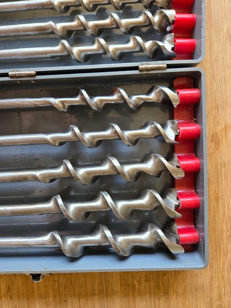 VINTAGE Craftsman Auger Bit Set 13pc Set