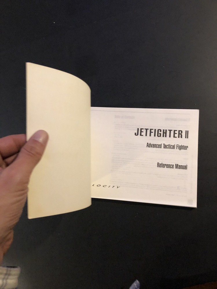 Jetfighter 2 Pc User Reference manual Only
