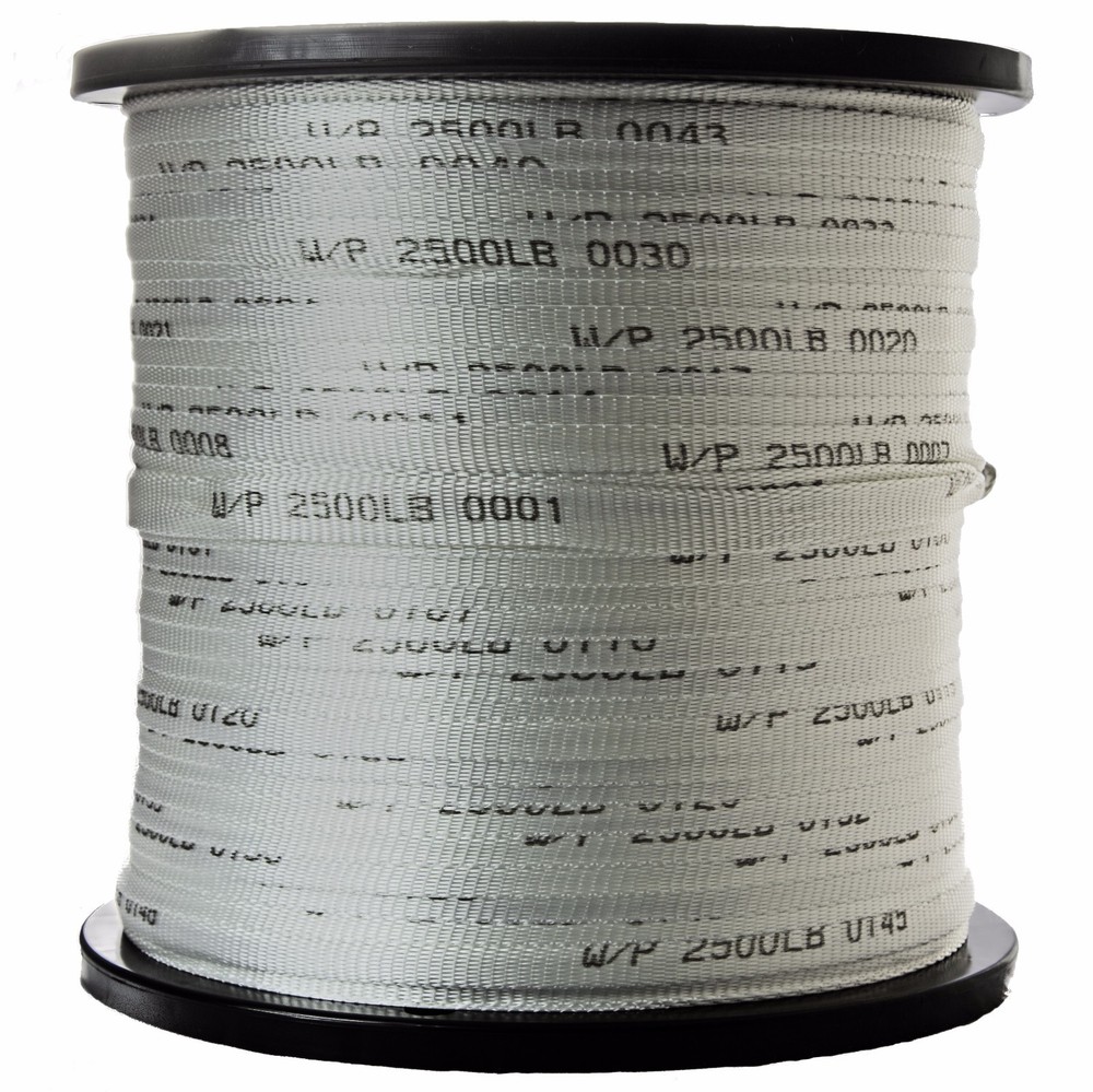 USA Made 3/4" x 3000' 2500 Lb Polyester Pulling Tape / Pull Tape