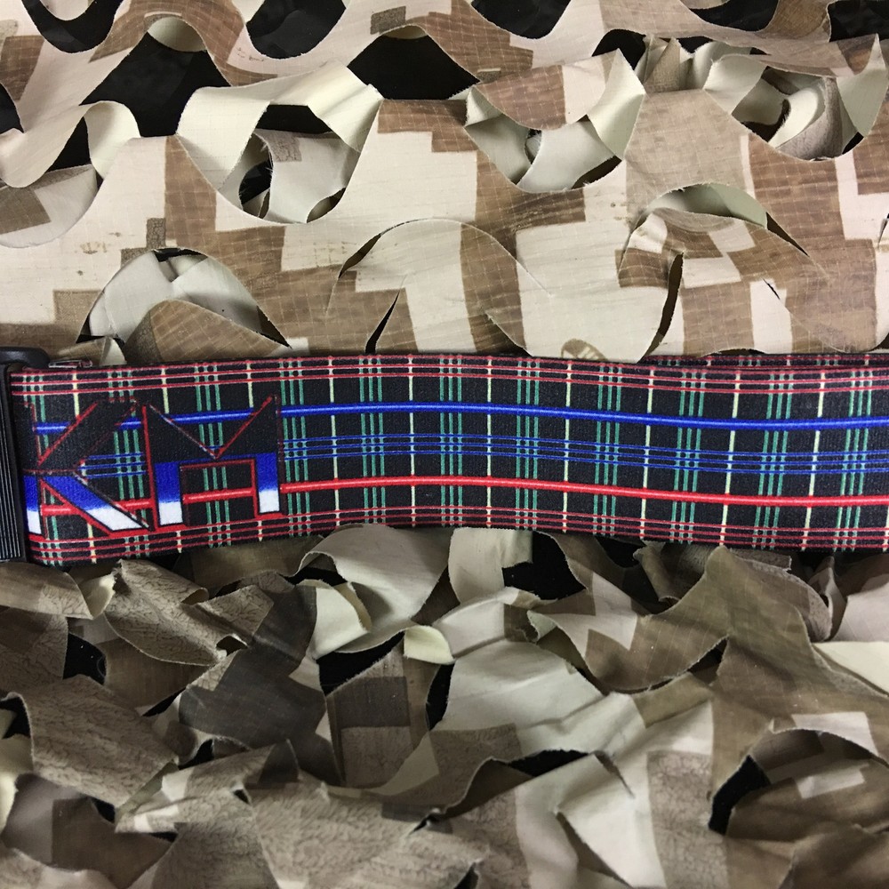 NEW KM Paintball Universal Mask Goggle Strap - Plaid Multiple
