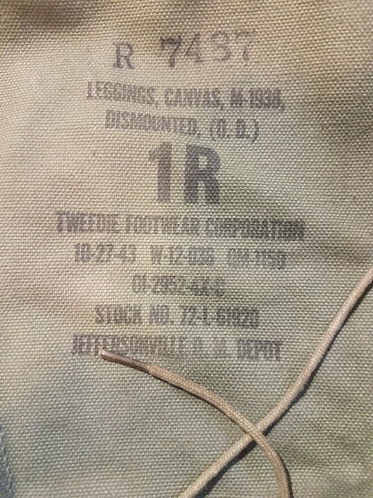 WW2 U.S. Army M 1938 Leggings