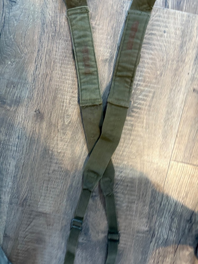 US Army M1945 Combat Field Pack Suspenders WWII