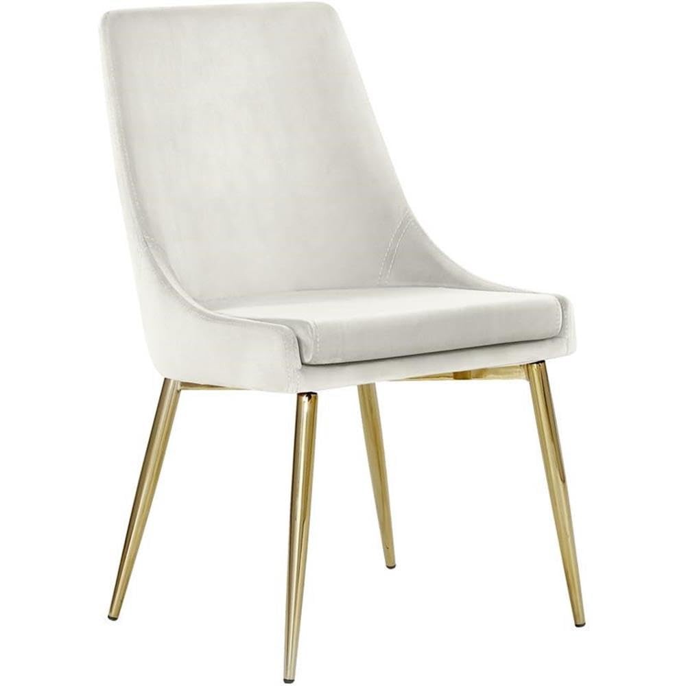 Meridian Furniture Karina Collection Modern Velvet Upholstered Dining Chair