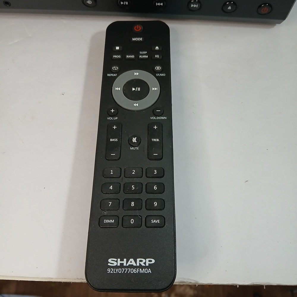 Sharp XL-B530 Bluetooth Micro Component System CD Player Speakers W/ Remote