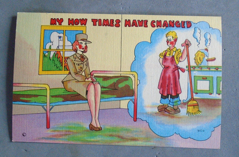 WAC post card, My How things have changed