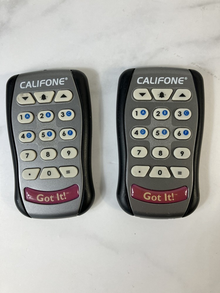 Two Califone Got It Interactive Wireless Student Response System TEACHER Clicker