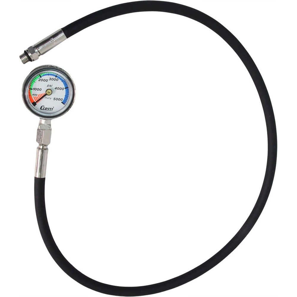 Cressi Mini Pressure Gauge without Rubber Boot
