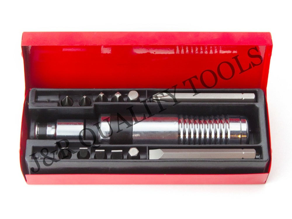 VCT 1/2" DR Reversible Hand Held Impact Driver and Impact Screwdriver Bits Set