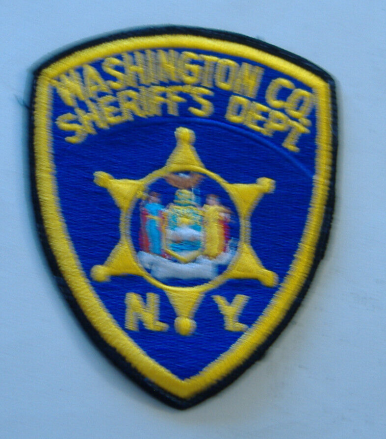 WASHINGTON COUNTY NEW YORK SHERIFF FABRIC PATCH