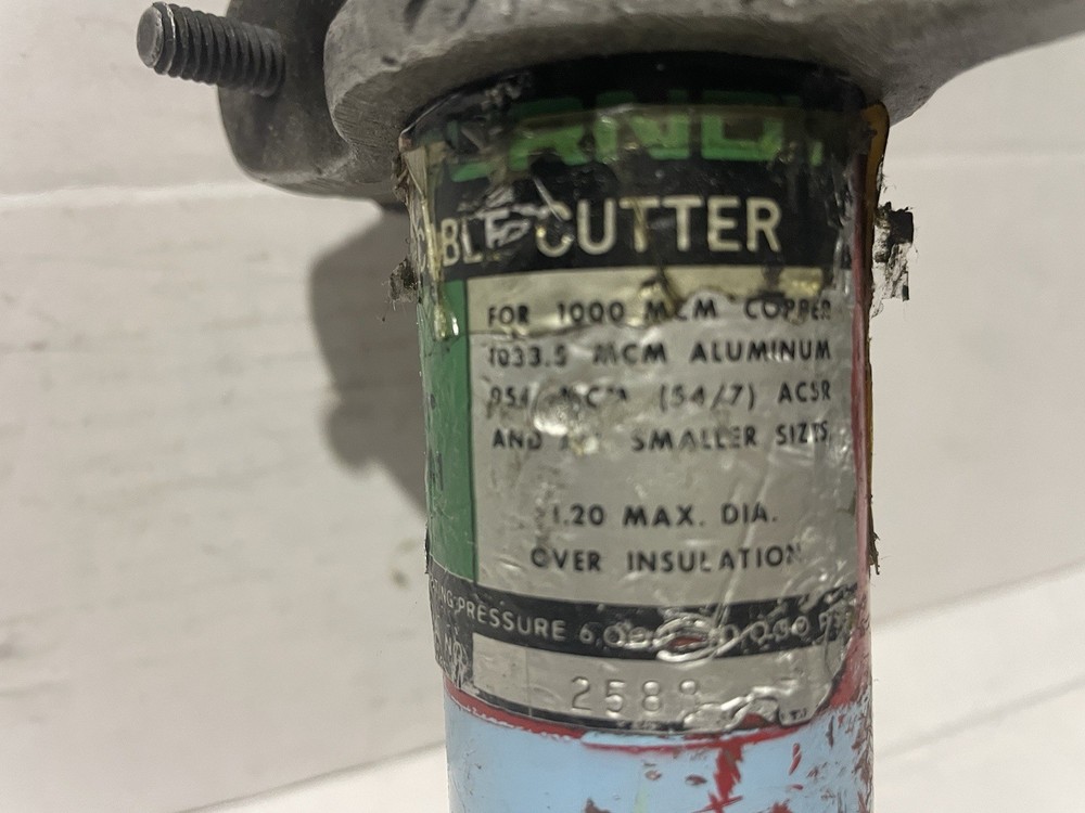 Burndy YCC-1 Hydraulic Wire / Cable Cutter Head