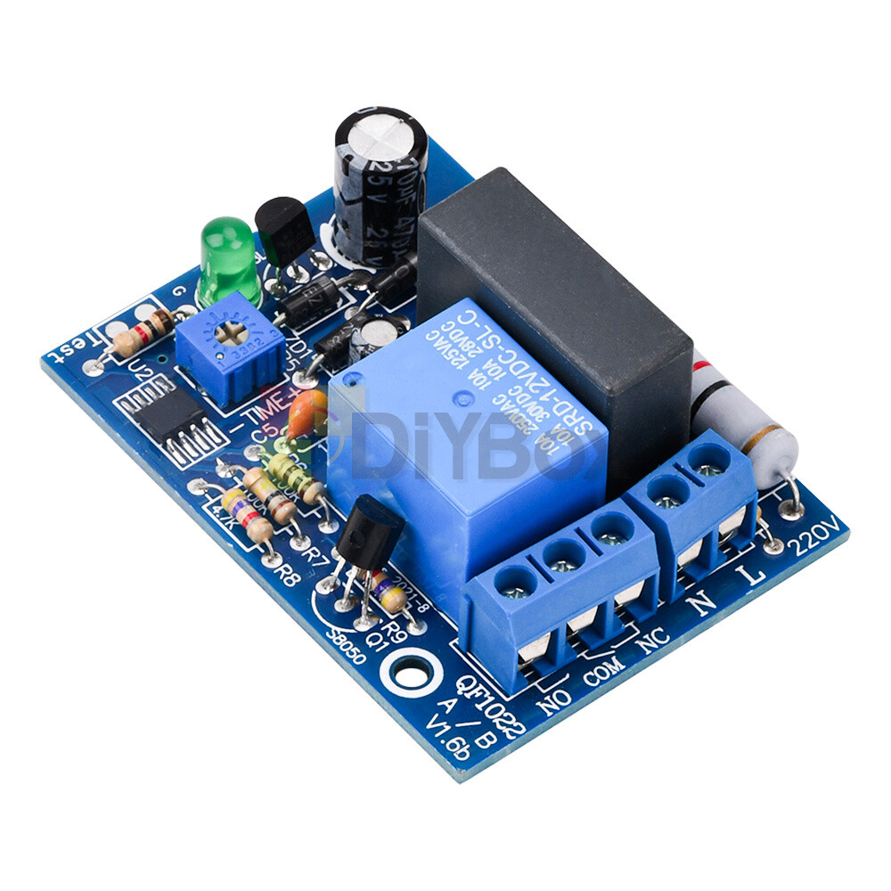 AC220V 0.8W Timing Turn On/Off Timer Delay Switch Board Adjustable Relay Module