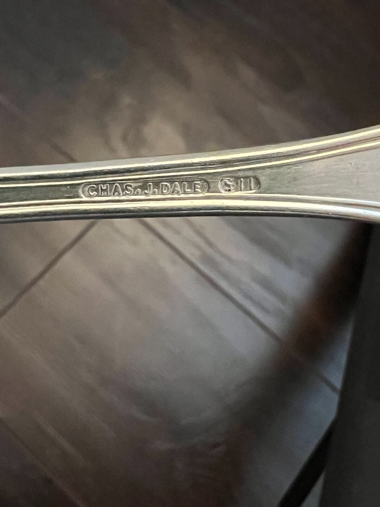 Chas J Dale 511 Silversplate Spoon