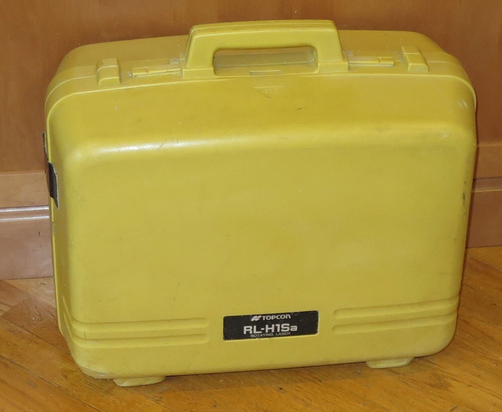 Topcon RL-H1Sa RL-HS2a Empty Carrying Case - Missing/Broken Clasps