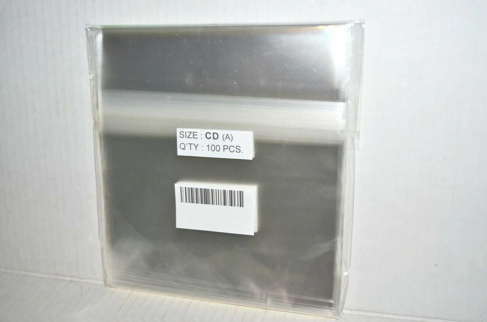 100 CD Jewel Case Plastic Bags Sleeves Shrink Wrap PlayStation 1 PS1 Video Games