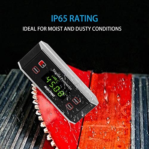 Inclinometer, RISEPRO® Digital Protractor Angle Finder Level Inclinometer