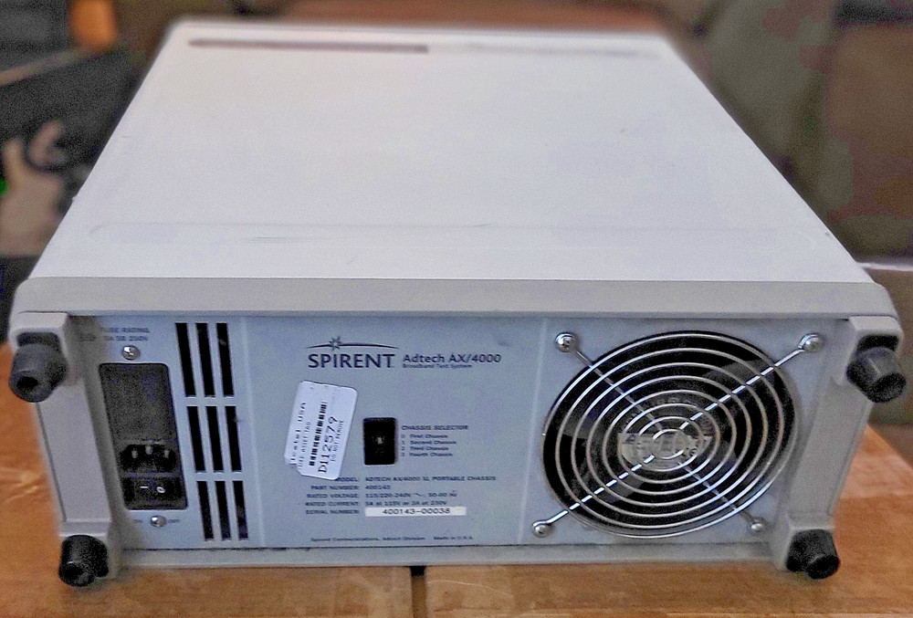 SPIRENT ADTECH AX/4000 BROADBAND TEST SYSTEM 3 MODULES 10 GIG