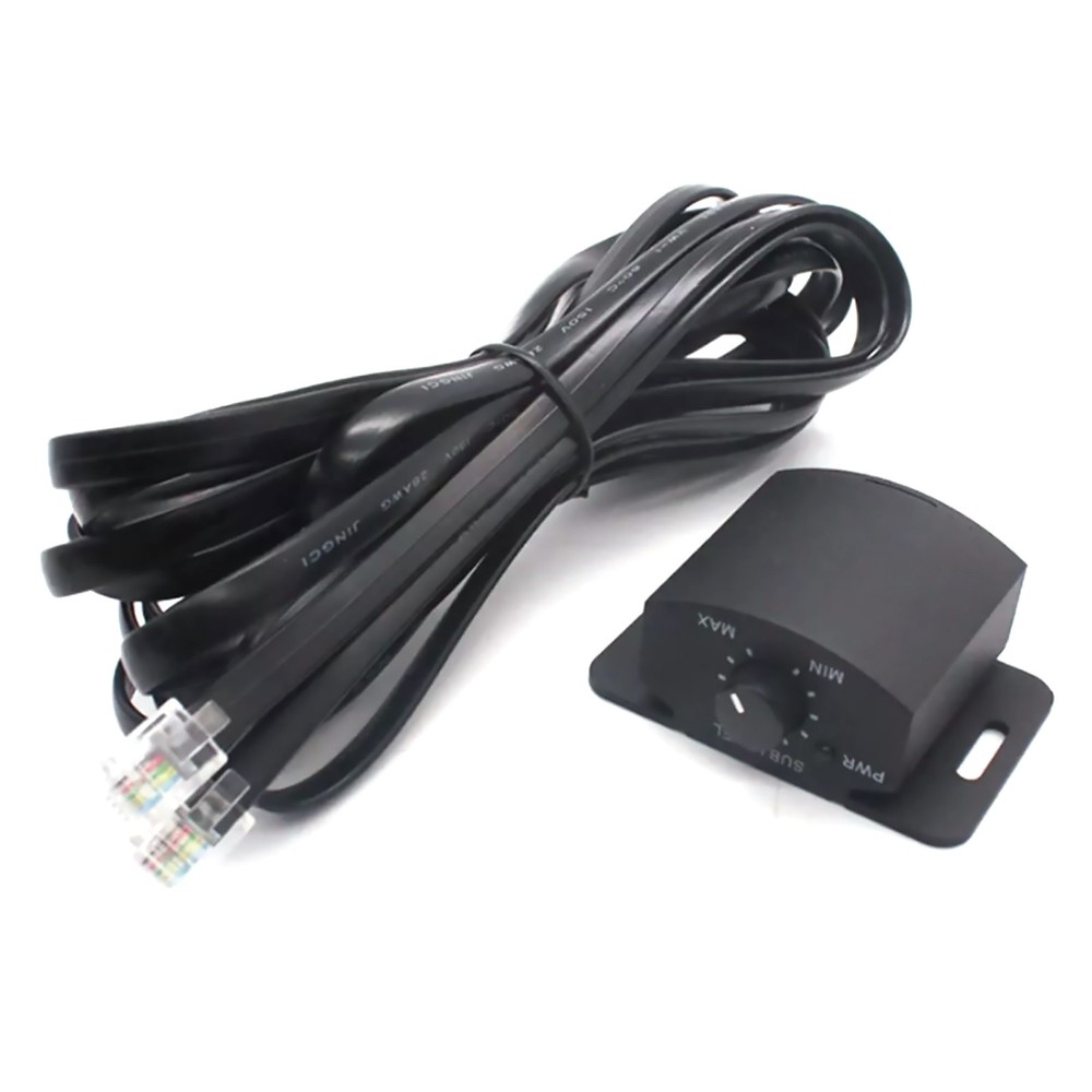 Car Amplifier Volume Remote Controller Speaker Volume Switch Converter W/ Cable