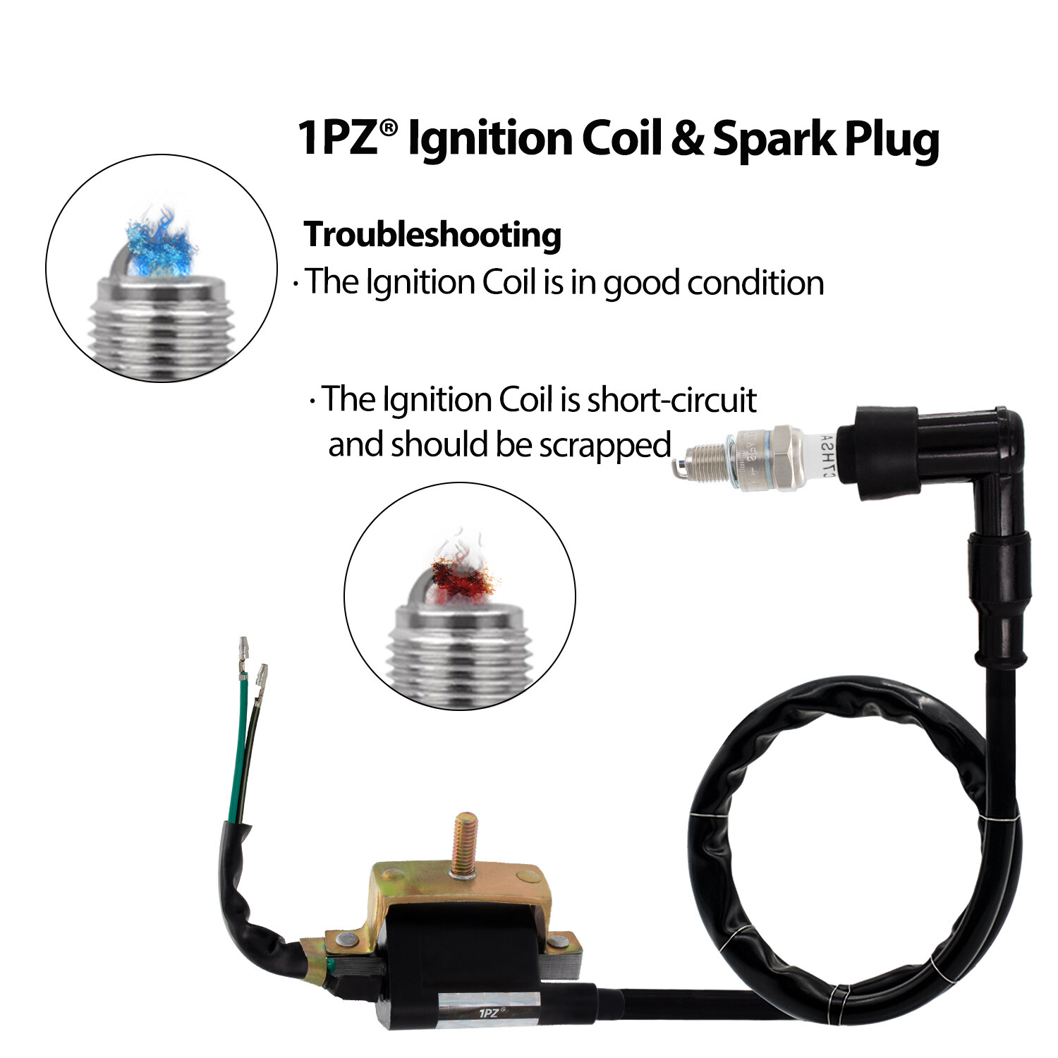 CDI Wire Harness Stator Assembly Wiring Fit 50 70 90 110 125cc ATV Electric Quad