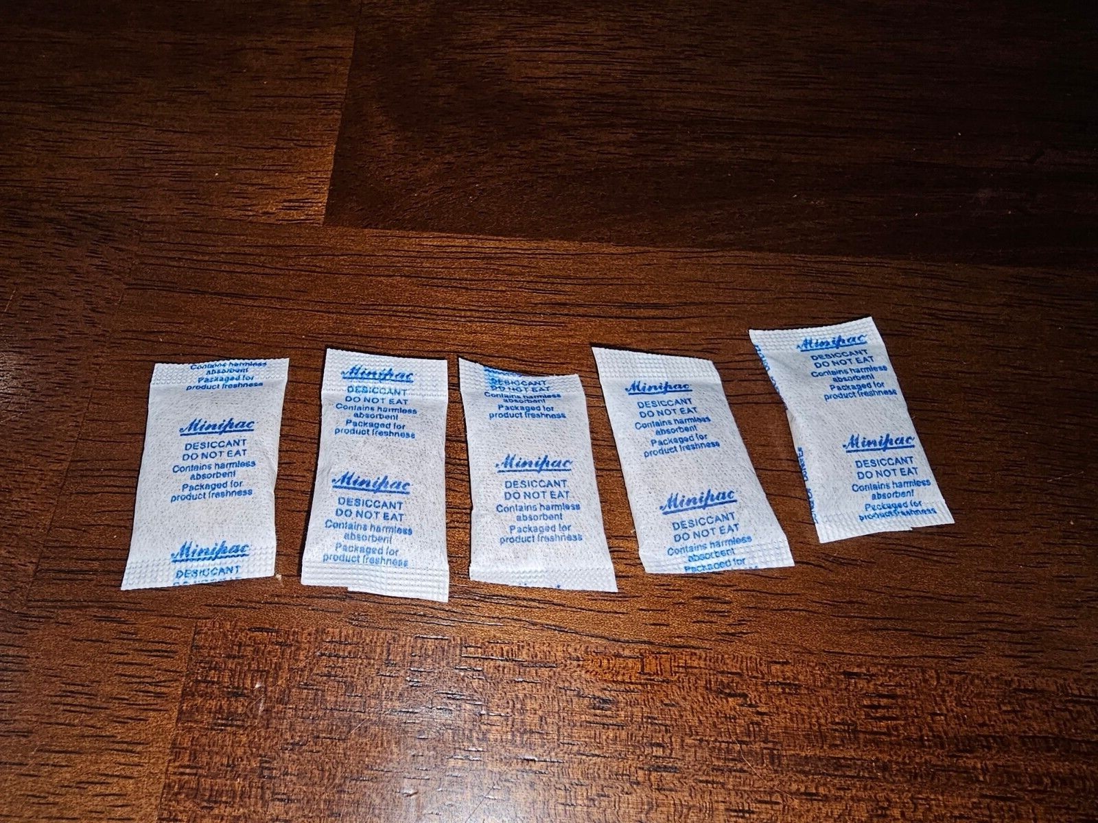 5 Packet Silica Desiccant Zero Tolerance Chris Reeve Rick Hinderer knife collect