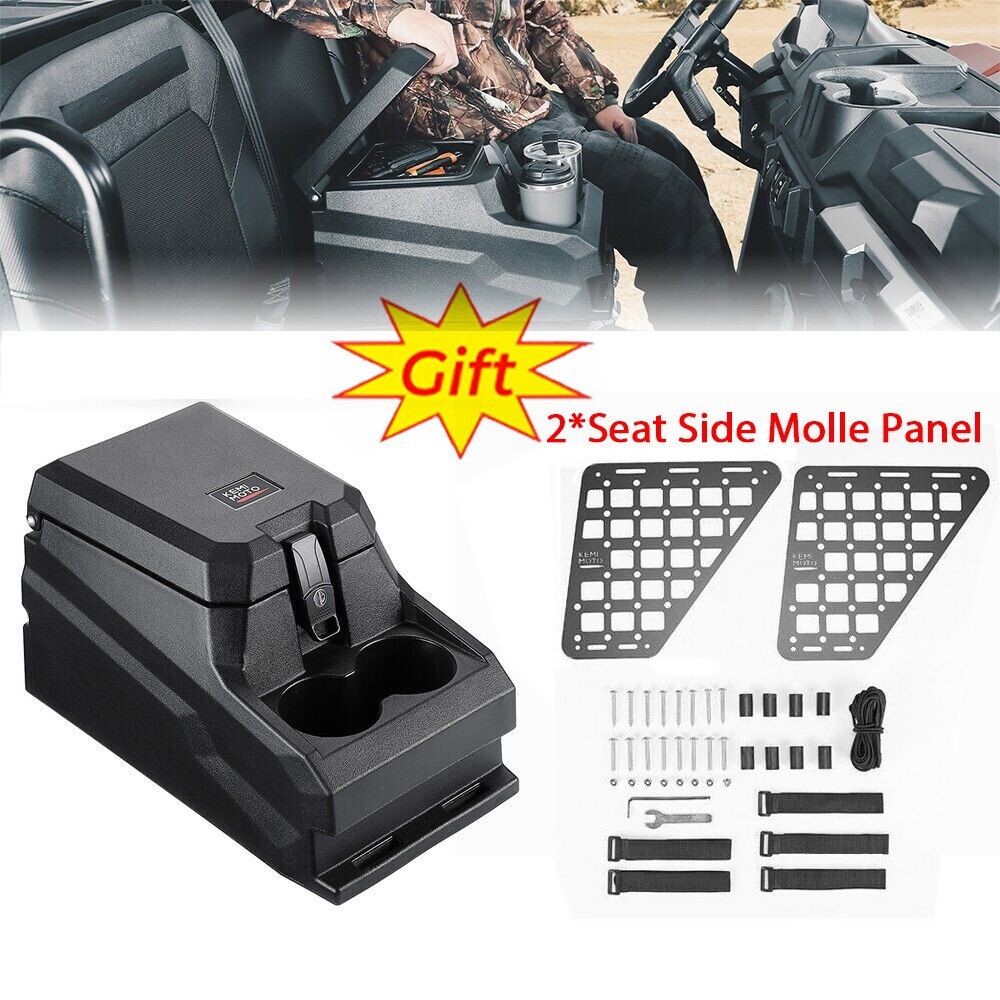 KEMIMOTO Bench Seat Center Console Armrest Box For Ranger XP 1000/ Crew XP 1000