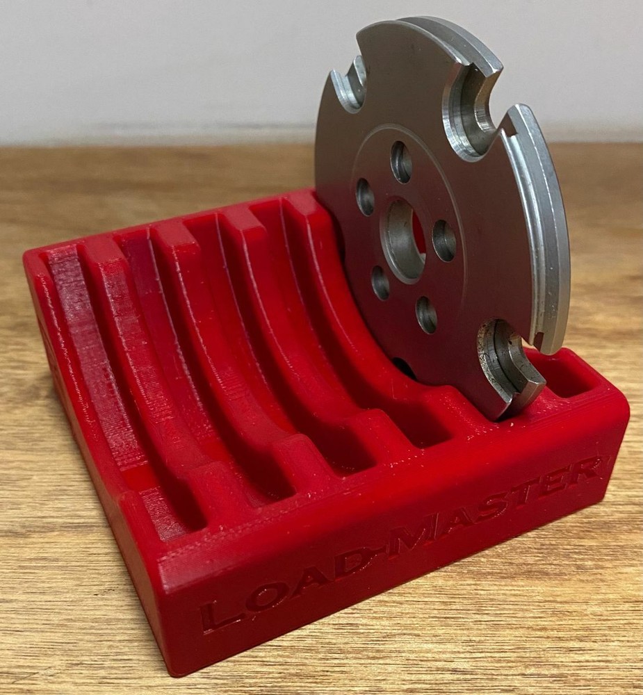 Shell Plate Holder for Lee Load-Master Reloading Benchtop Rack Holds 6