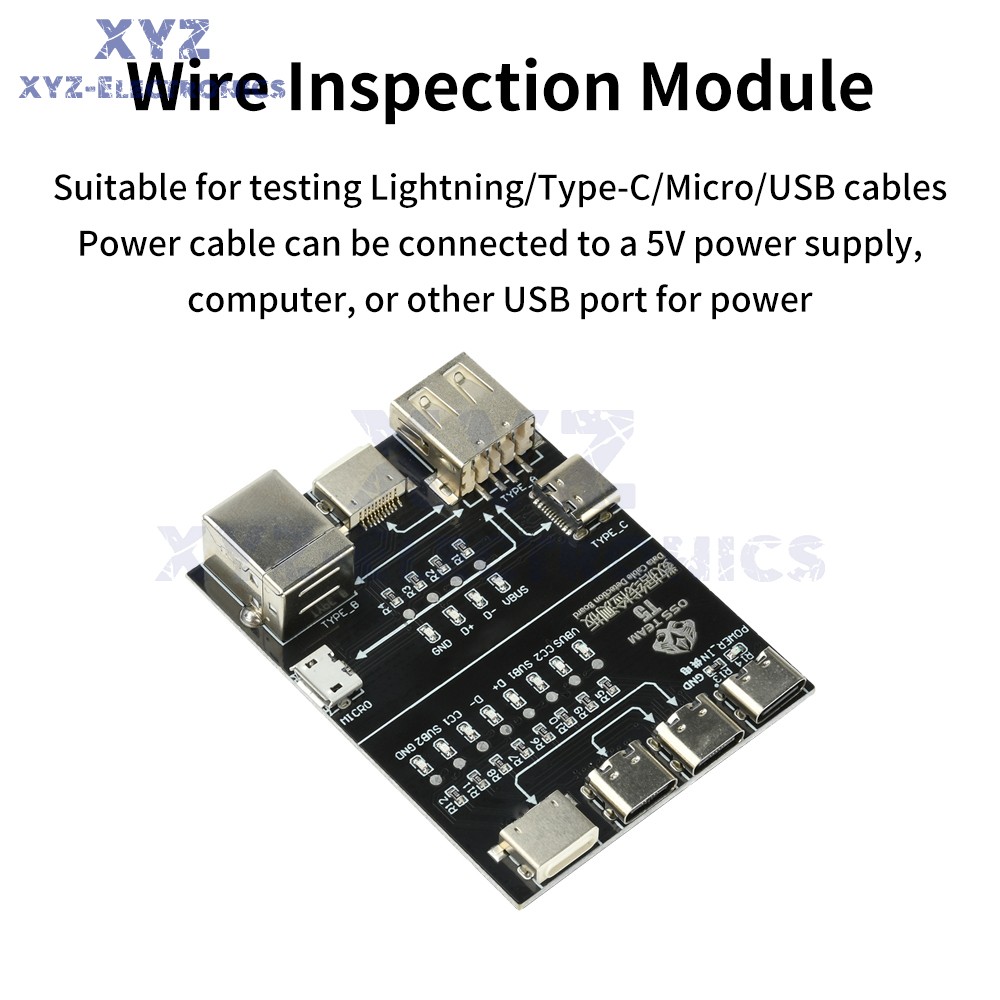 T5 Multifunctional Interface Cable Detection Module Data Cable Abnormal Testing