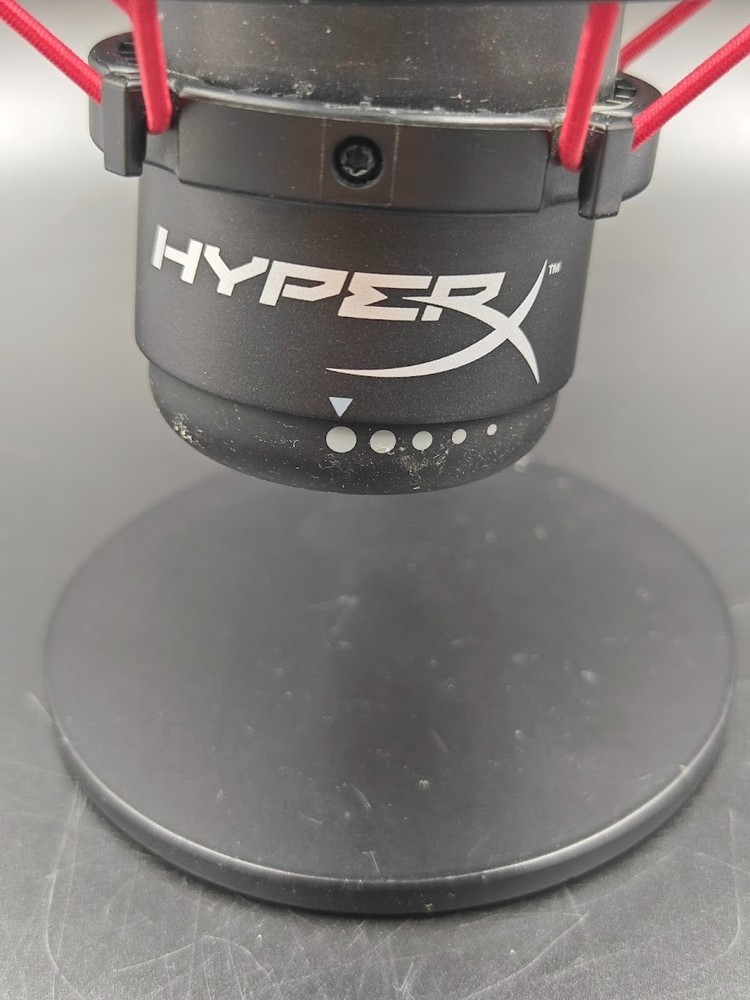 HyperX QuadCast Microphone Black/Red Used Working