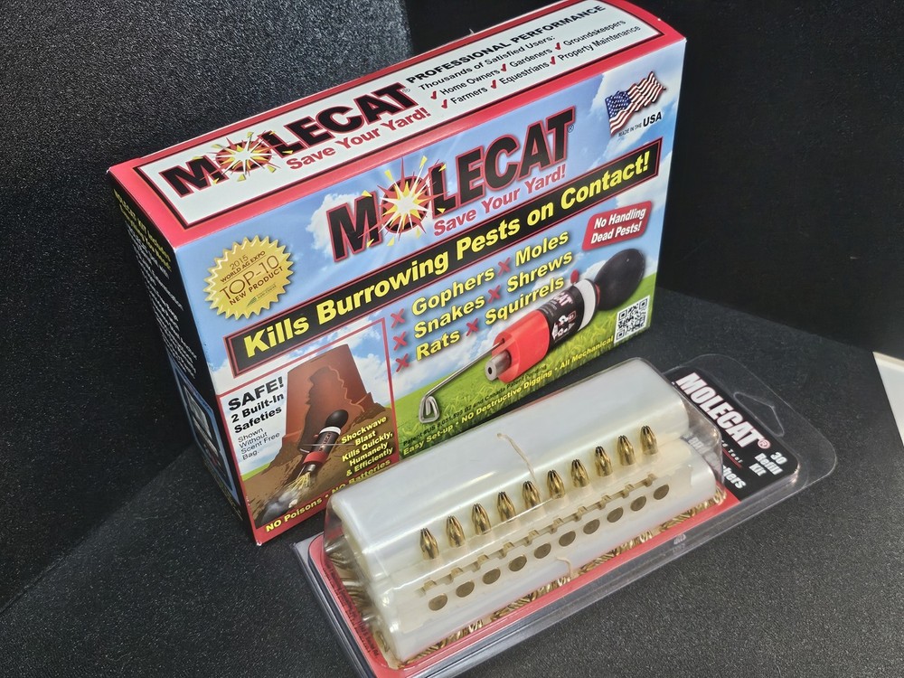 Molecat Pest Exterminator Kit 100% Natural, Quantity 1 And Refill Kit