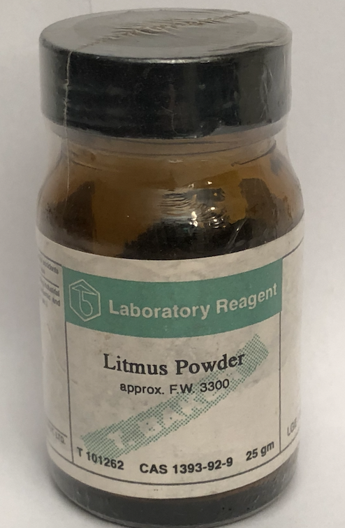 Litmus, Powder, Pure, 25 grams (sealed)