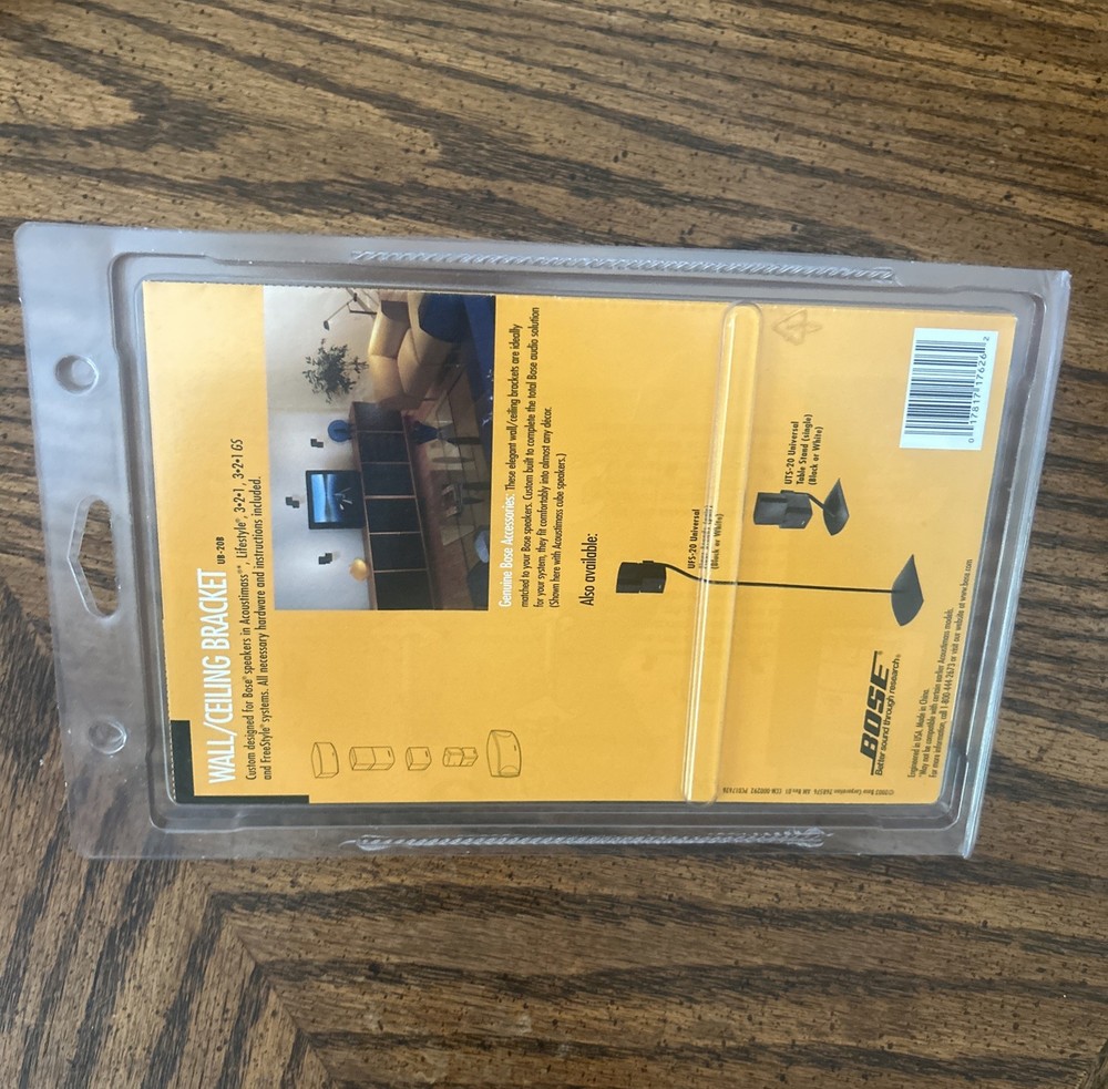 Bose UB-20B Wall Ceiling Bracket Speaker Mount Black New