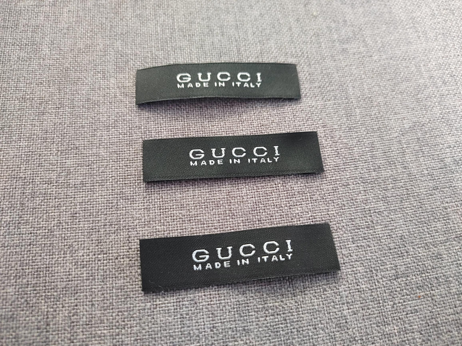 Replacement GUCCI Clothing Designer TAG LABEL Sewing LOT 3 or 5 FAST SHIPPING!!