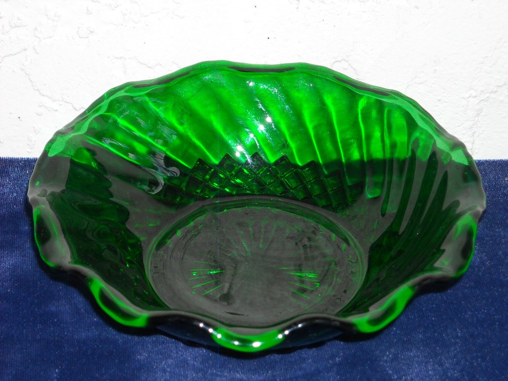 Forest Green Candy Dish