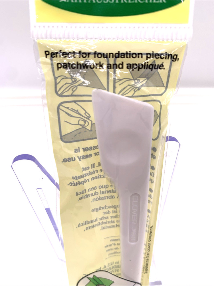 Clover 495 Finger Presser Perfect for Foundation Piecing, Patchwork and Applique