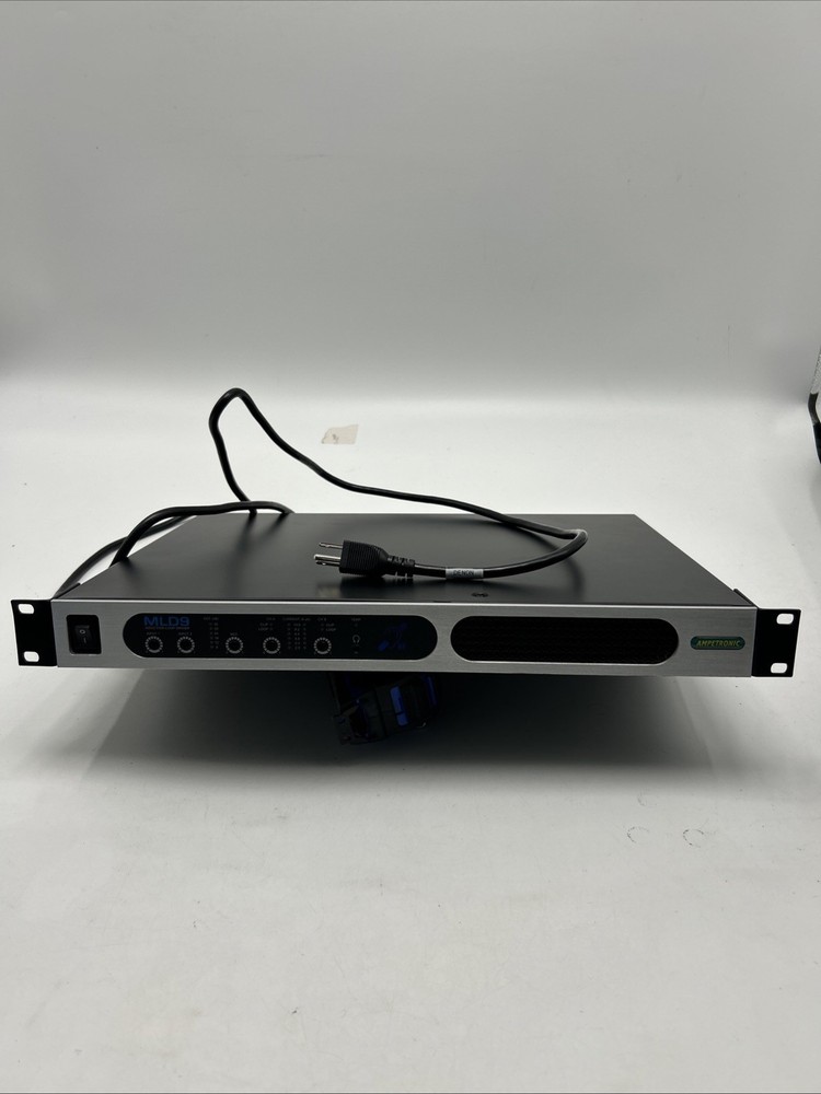 Ampetronic MLD9 Professional 2-Channel Rackmount 1U Induction MultiLoop Driver