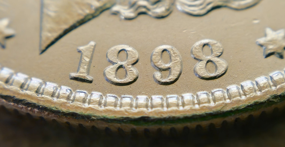 1898 Morgan Dollar - VAM-2A - UNC - Lustrous