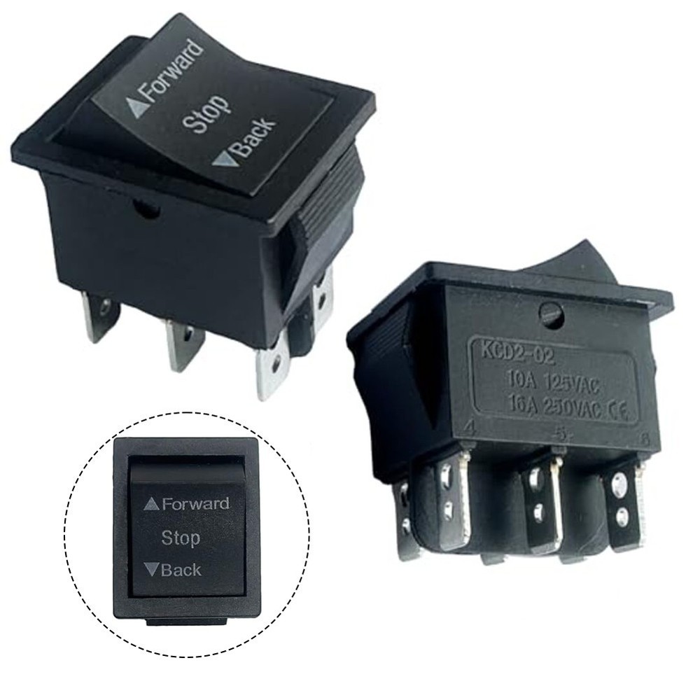 2 Pack 61224V Forward Reverse Rocker Switch for Electric Ride On Vehicles