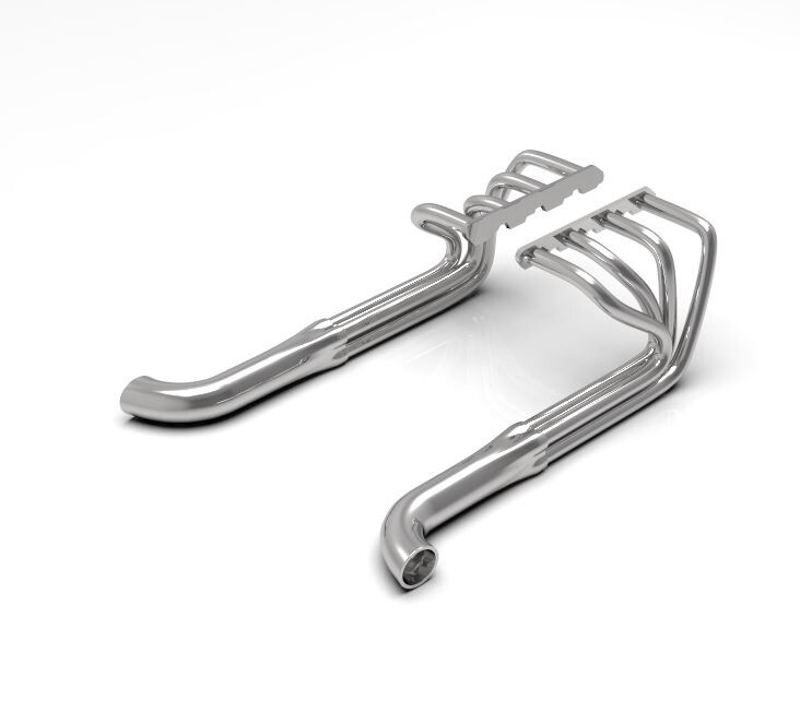 1:25 3d Printed Chevy  Big Block Side Pipe Headers
