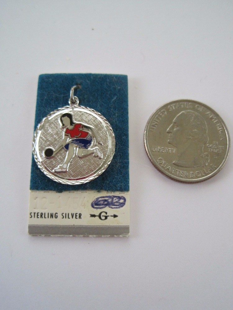 Bowling Charm Sterling