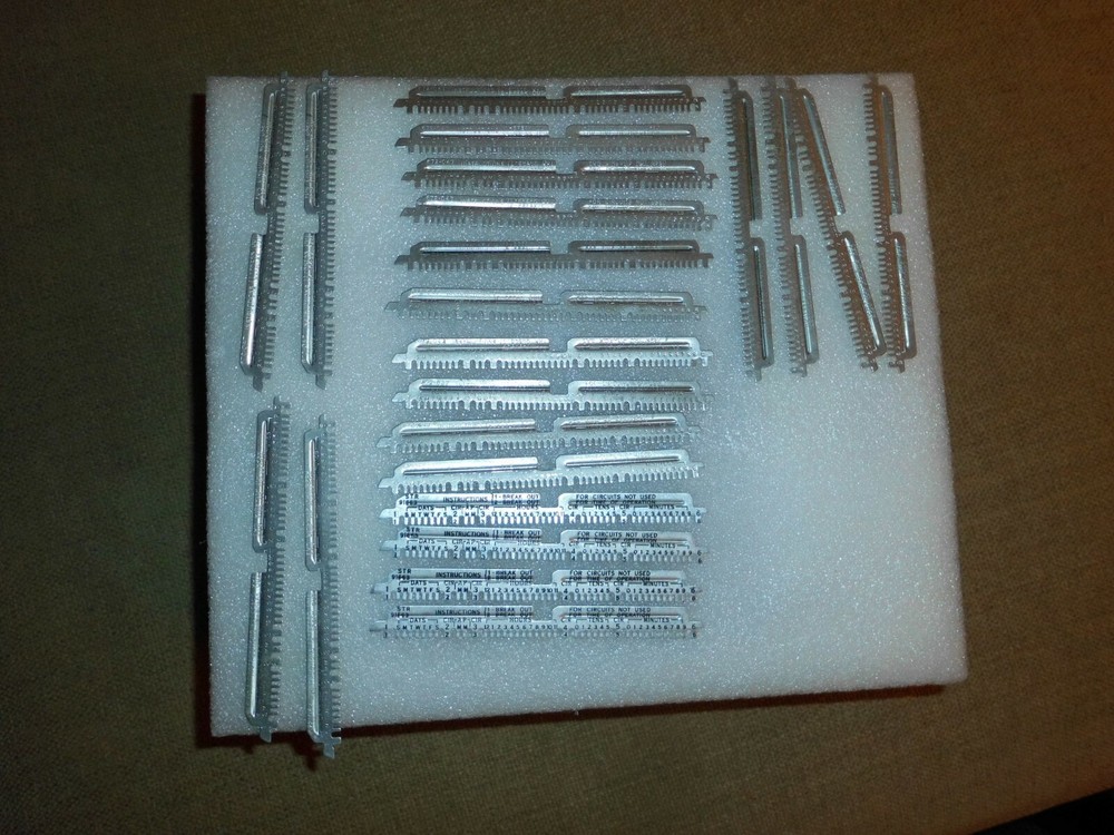 VINTAGE PROGRAM BARS FOR SIMPLEX AND IBM 803 PROGRAM DEVICE NEW LOT OF 18