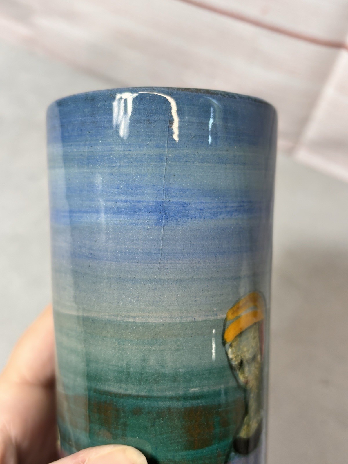 Polia Pillin Mid Century Modern Studio Art Pottery ceramic vase