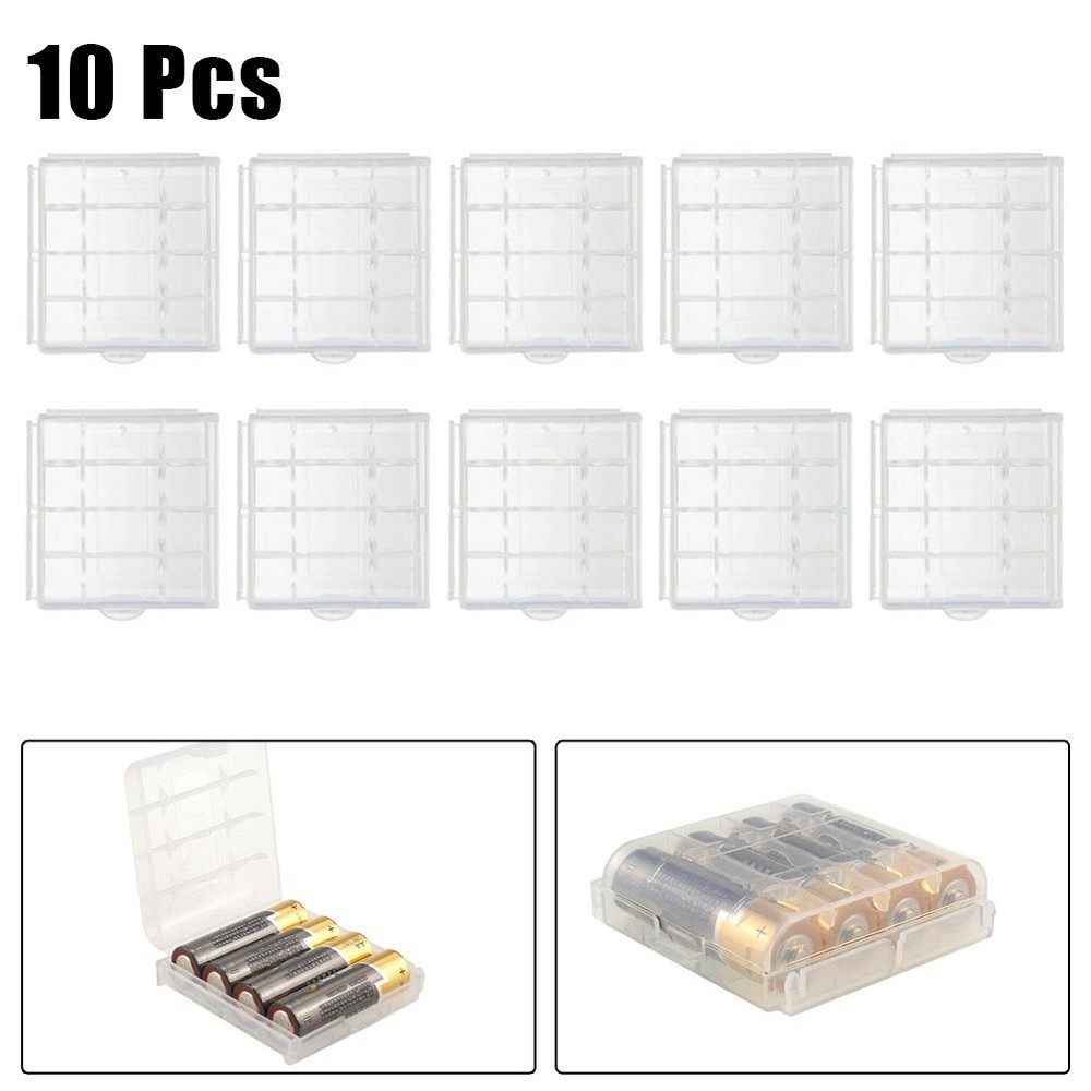 Battery Plastic Case Storage Box For AA AAA-Batteries Conservation 67×60×18mm