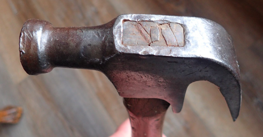 Rare Antique Carpenter's Double Claw Hammer