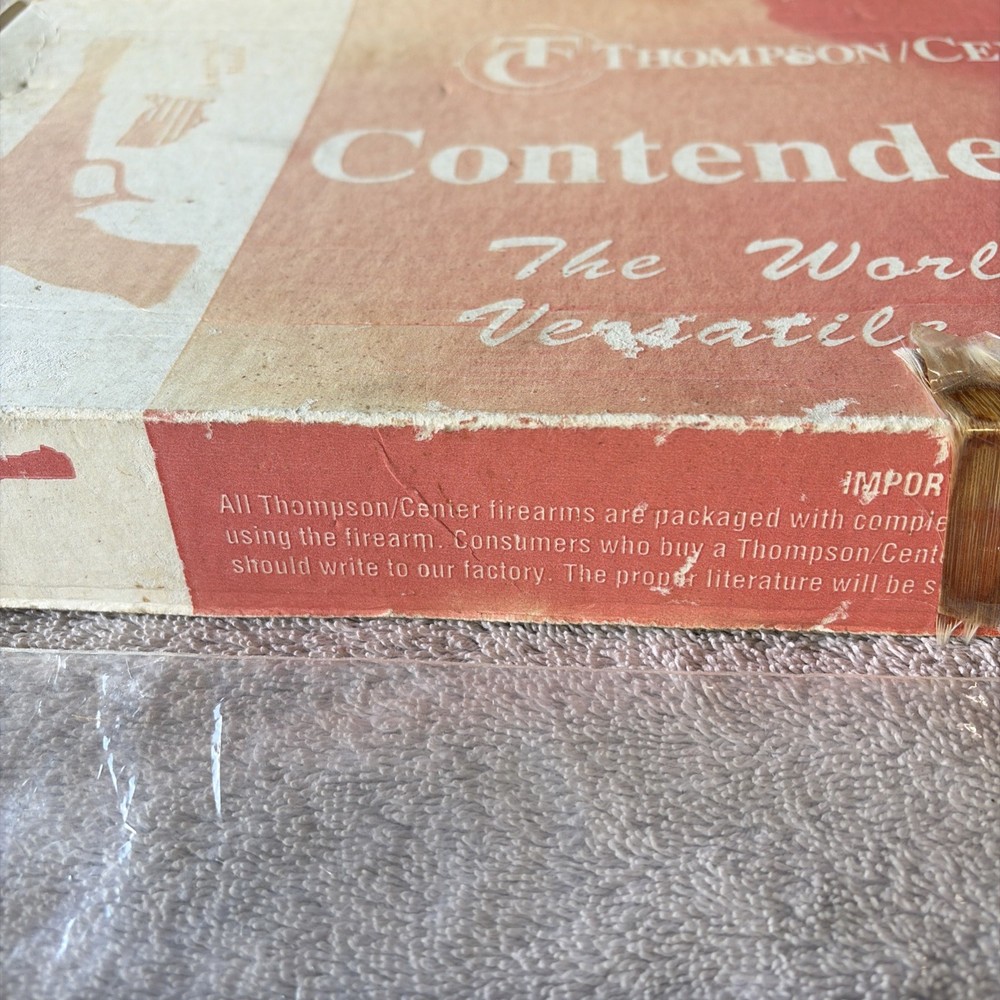 THOMPSON CONTENDER BOX WITH MANUAL - 2732